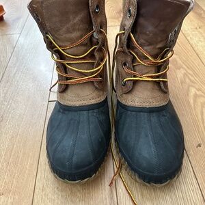 Sorel Cheyenne Lace Up Boots Men's 9 Waterproof Full Grain Leather Thinsulate